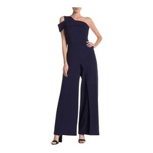 𝅺marina Women’s Detailed Jumpsuit - navy blue